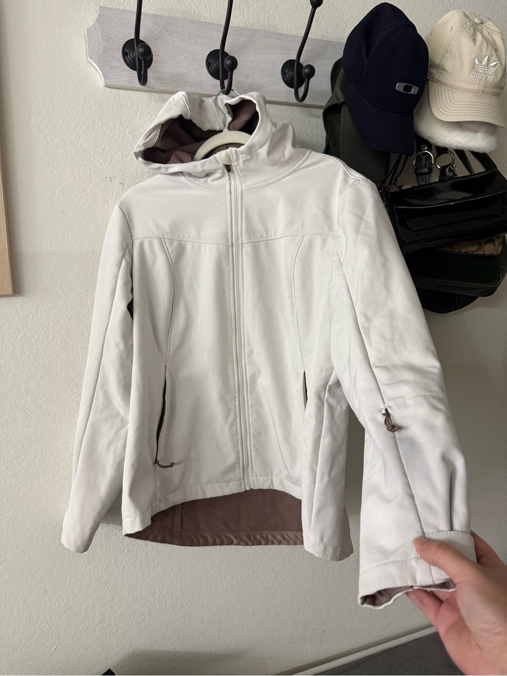 Avalanche Women's White Hooded Utility Jacket